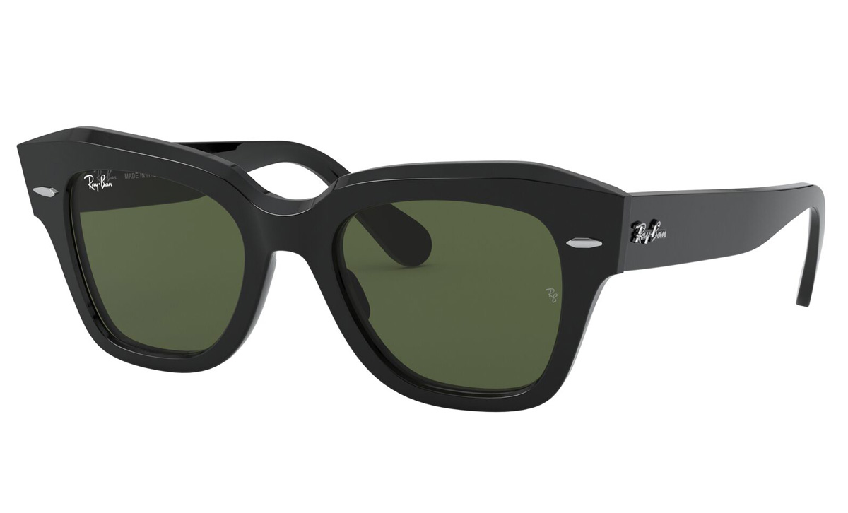 Ray Ban State para mujer RB2186 901/31 negras y verde