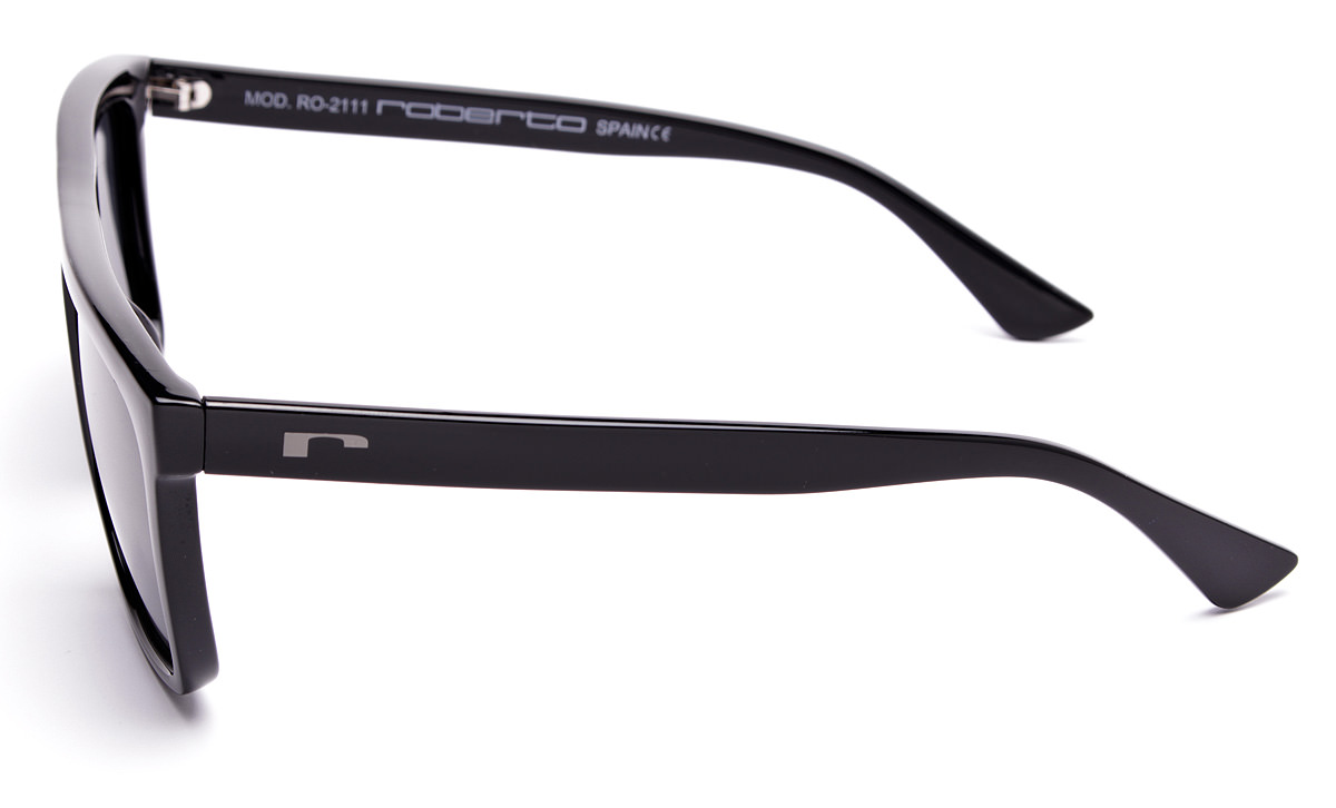 Gafas de sol Roberto polarizadas RO2147 de pasta negra para mujer