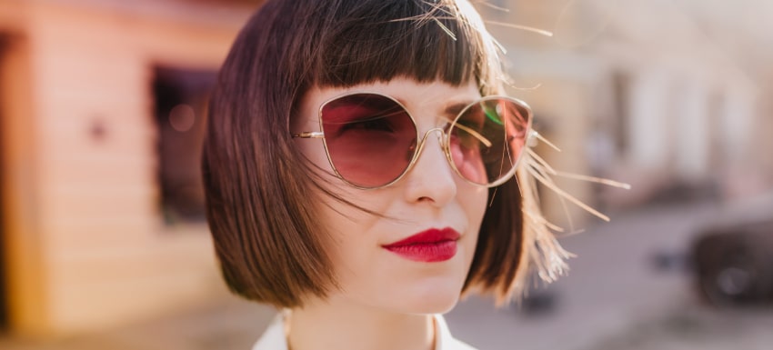 Cortes de pelo y elección de gafas de sol